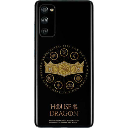 HBO House of the Dragon Crown and Sigils Galaxy S20 Fan Edition Skin