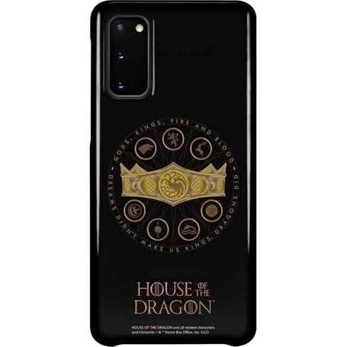 HBO House of the Dragon Crown and Sigils Galaxy S20 Lite Case