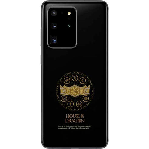 HBO House of the Dragon Crown and Sigils Galaxy S20 Ultra 5G Skin