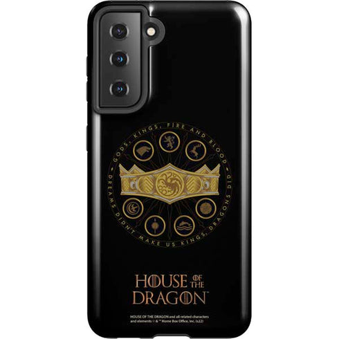 HBO House of the Dragon Crown and Sigils Galaxy S21 5G Pro Case