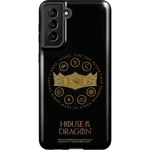 HBO House of the Dragon Crown and Sigils Galaxy S21 FE Pro Case
