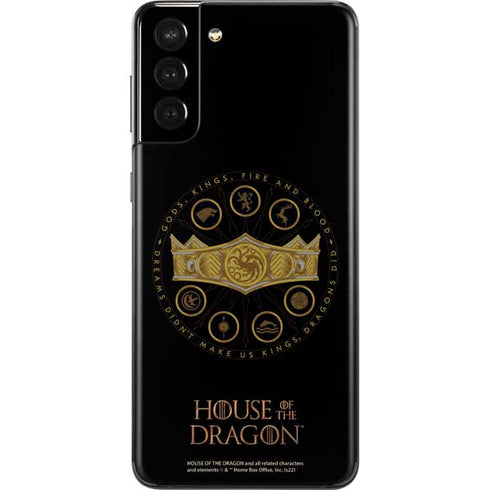HBO House of the Dragon Crown and Sigils Galaxy S21 Plus 5G Skin
