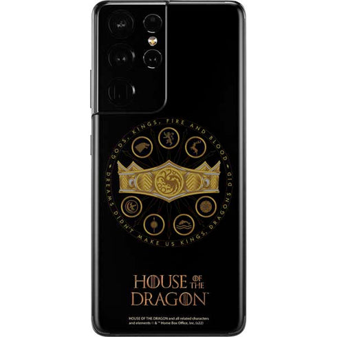 HBO House of the Dragon Crown and Sigils Galaxy S21 Ultra 5G Skin