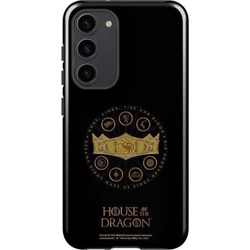 HBO House of the Dragon Crown and Sigils Galaxy S23 Plus Pro Case