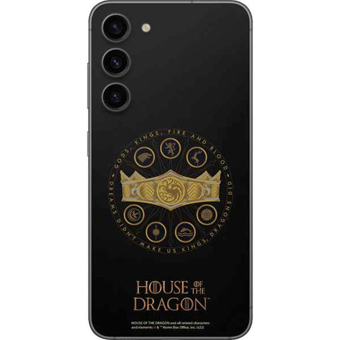 HBO House of the Dragon Crown and Sigils Galaxy S23 Plus Skin