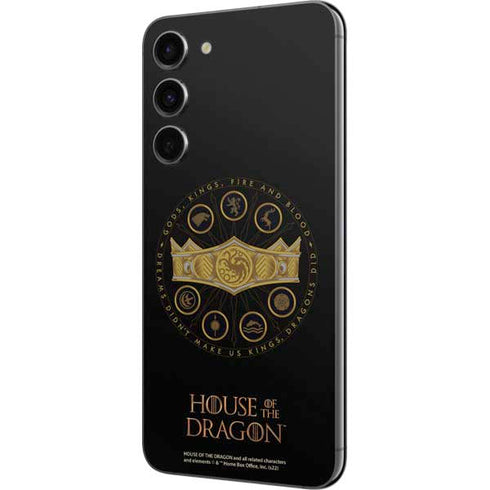 HBO House of the Dragon Crown and Sigils Galaxy S23 Plus Skin