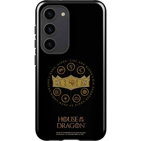 HBO House of the Dragon Crown and Sigils Galaxy S23 Pro Case