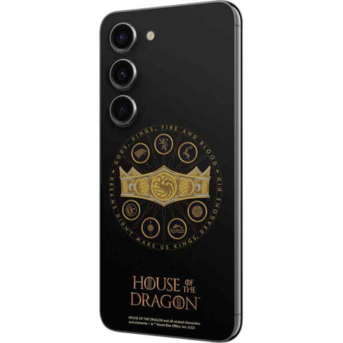 HBO House of the Dragon Crown and Sigils Galaxy S23 Skin