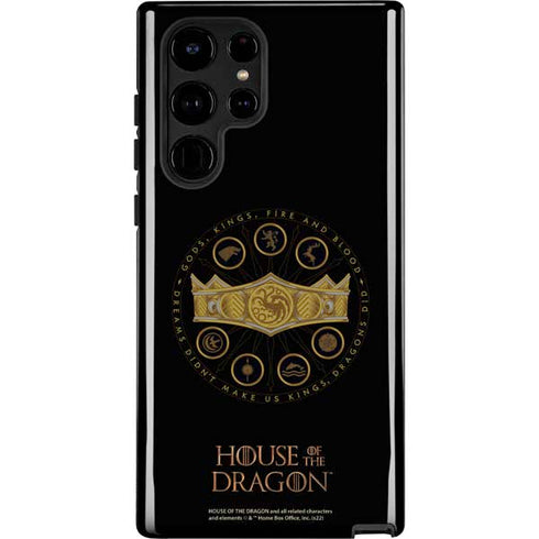 HBO House of the Dragon Crown and Sigils Galaxy S24 Ultra Impact Case