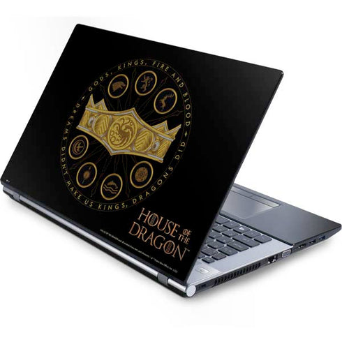 HBO House of the Dragon Crown and Sigils Generic Laptop Skin