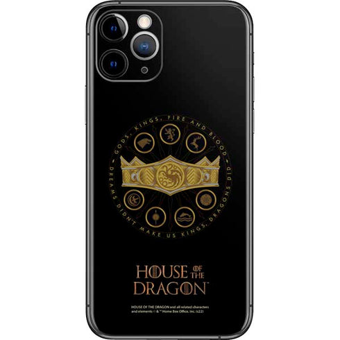 HBO House of the Dragon Crown and Sigils iPhone 11 Pro Skin