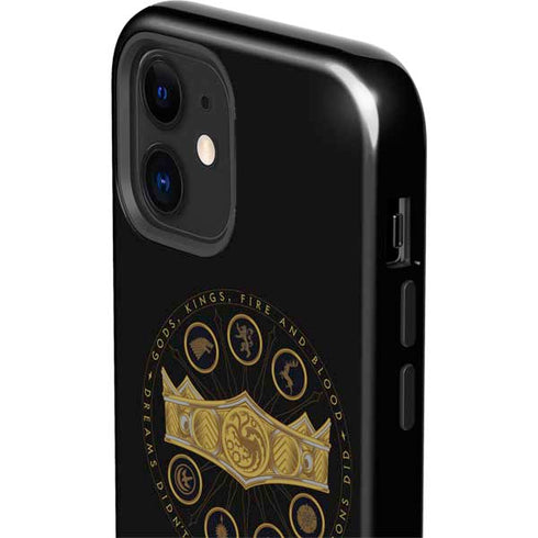 HBO House of the Dragon Crown and Sigils iPhone 12 Impact Case