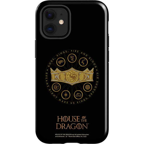 HBO House of the Dragon Crown and Sigils iPhone 12 Mini Impact Case