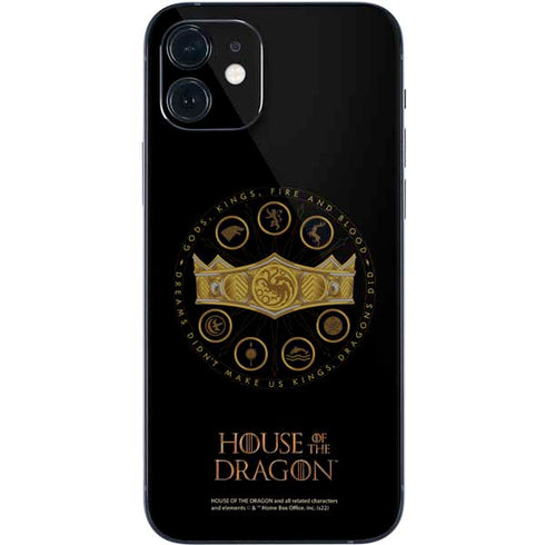 HBO House of the Dragon Crown and Sigils iPhone 12 Mini Skin