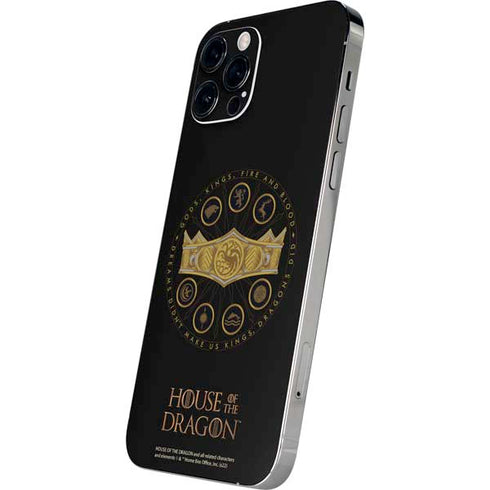 HBO House of the Dragon Crown and Sigils iPhone 12 Pro Max Skin