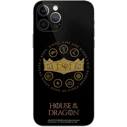 HBO House of the Dragon Crown and Sigils iPhone 12 Pro Skin