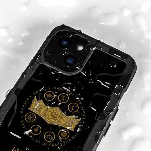 HBO House of the Dragon Crown and Sigils iPhone 13 Mini Waterproof Case