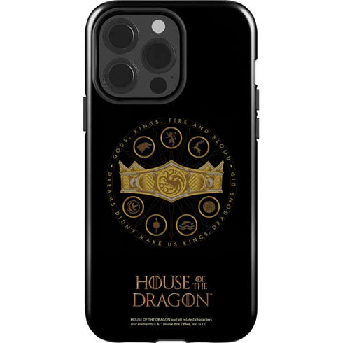 HBO House of the Dragon Crown and Sigils iPhone 13 Pro Impact Case
