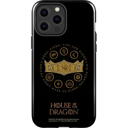 HBO House of the Dragon Crown and Sigils iPhone 13 Pro Max Impact Case