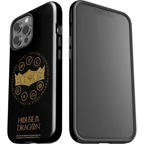 HBO House of the Dragon Crown and Sigils iPhone 13 Pro Max Impact Case
