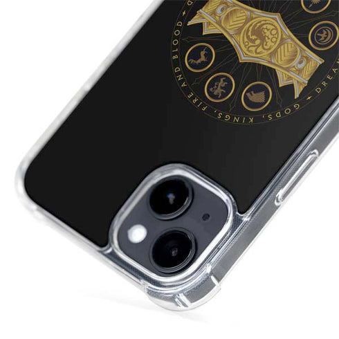 HBO House of the Dragon Crown and Sigils iPhone 15 MagSafe Case