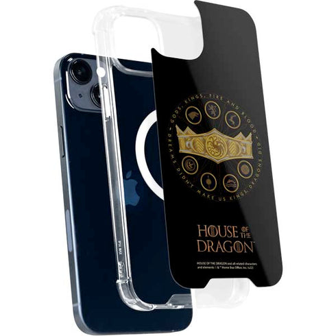 HBO House of the Dragon Crown and Sigils iPhone 15 Plus MagSafe Case