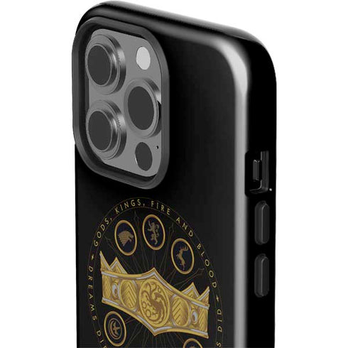 HBO House of the Dragon Crown and Sigils iPhone 15 Pro Impact Case