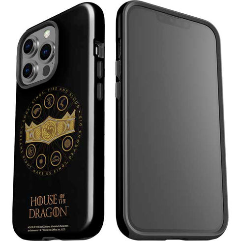 HBO House of the Dragon Crown and Sigils iPhone 15 Pro Impact Case