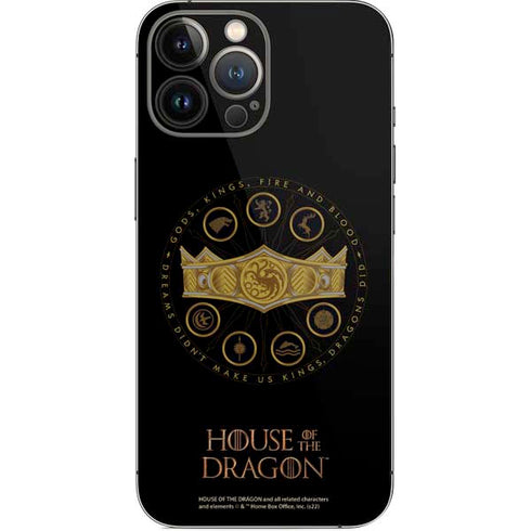 HBO House of the Dragon Crown and Sigils iPhone 14 Pro Max Skin