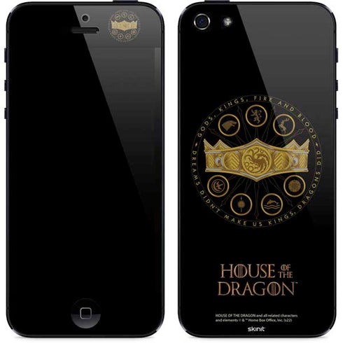 HBO House of the Dragon Crown and Sigils iPhone 5/5s/5SE Skin