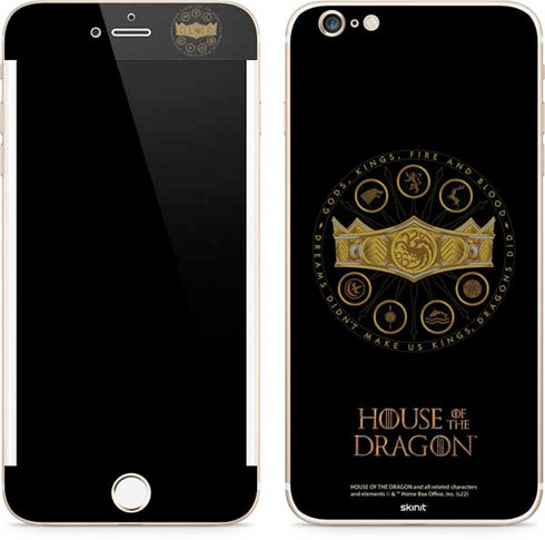 HBO House of the Dragon Crown and Sigils iPhone 6/6s Plus Skin