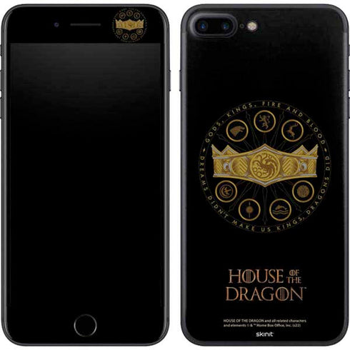 HBO House of the Dragon Crown and Sigils iPhone 8 Plus Skin
