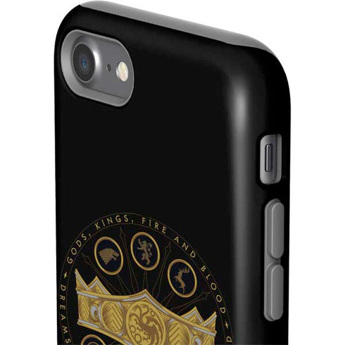 HBO House of the Dragon Crown and Sigils iPhone SE (2nd & 3rd Gen) Pro Case