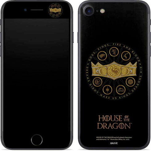 HBO House of the Dragon Crown and Sigils iPhone SE (2nd & 3rd Gen) Skin