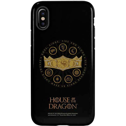 HBO House of the Dragon Crown and Sigils iPhone X Pro Case