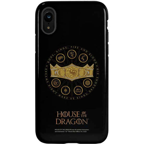 HBO House of the Dragon Crown and Sigils iPhone XR Pro Case