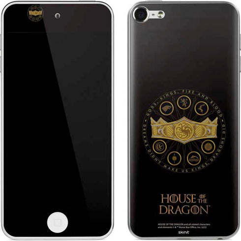 HBO House of the Dragon Crown and Sigils Apple iPod Skin