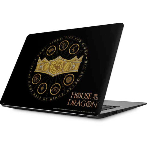 HBO House of the Dragon Crown and Sigils Apple MacBook Skin