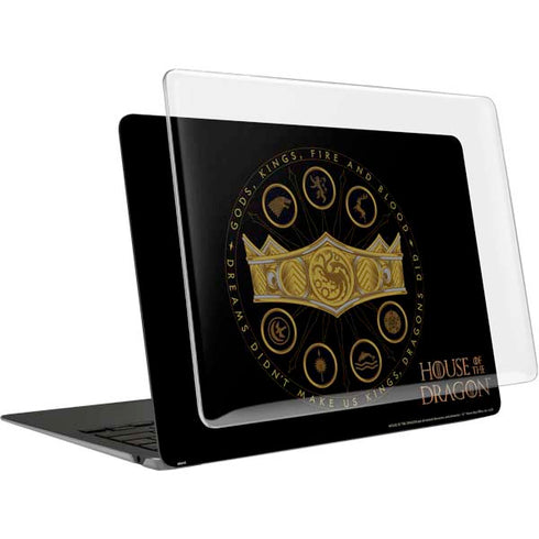 HBO House of the Dragon Crown and Sigils MacBook Air 13in M1 (2021) Case plus Skin