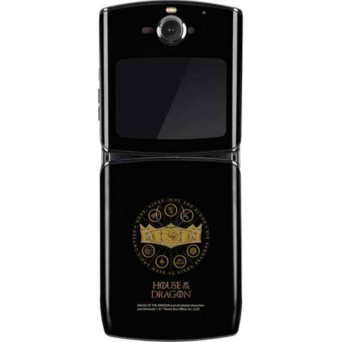 HBO House of the Dragon Crown and Sigils Motorola RAZR Skin