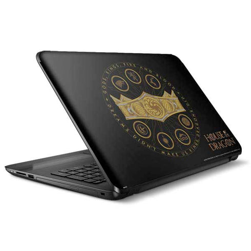 HBO House of the Dragon Crown and Sigils HP Notebook Skin