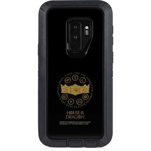HBO House of the Dragon Crown and Sigils Otterbox Defender Galaxy Skin