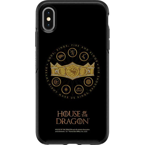 HBO House of the Dragon Crown and Sigils Otterbox Symmetry iPhone Skin