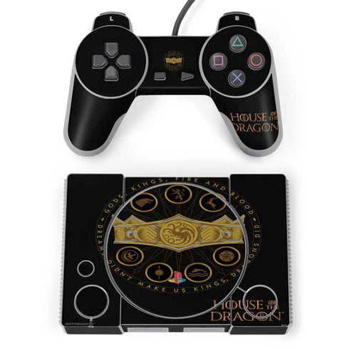 HBO House of the Dragon Crown and Sigils PlayStation Classic Bundle Skin