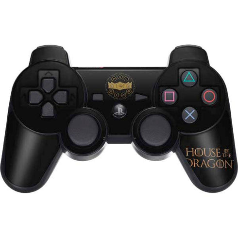 HBO House of the Dragon Crown and Sigils PS3 Dual Shock wireless controller Skin