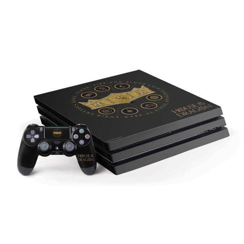 HBO House of the Dragon Crown and Sigils PS4 Pro Bundle Skin