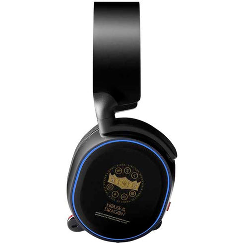 HBO House of the Dragon Crown and Sigils SteelSeries Arctis 5 Skin