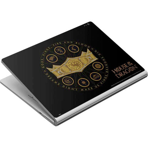 HBO House of the Dragon Crown and Sigils Surface Book Skin