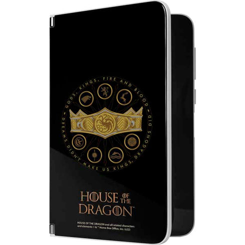 HBO House of the Dragon Crown and Sigils Surface Duo Skin