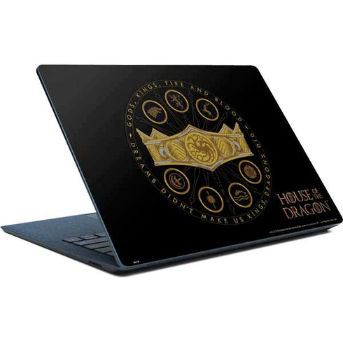 HBO House of the Dragon Crown and Sigils Surface Laptop Skin